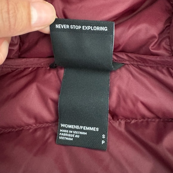 NWT Hyalite Maroon Down Hoodie/Puffer Jacket - Picture 8 of 15
